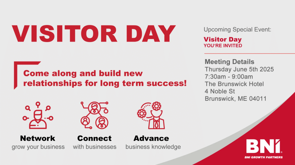 BNI Visitors Day 06/05/25