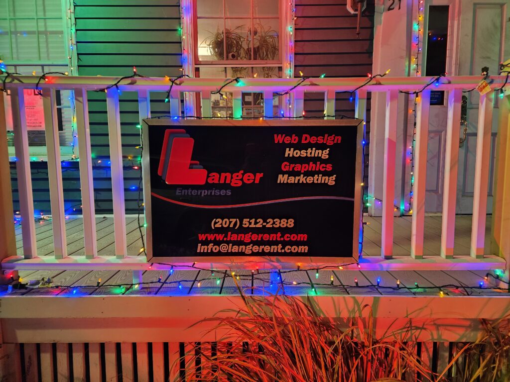 Langer Enterprises LLC | Baggler Company | Richmond Maine Christmas